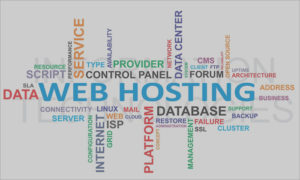 word cloud - web hosting